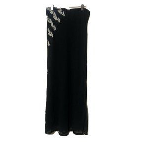 Jeff Gallano Paris Cotton Lace Embroidered Skirt M